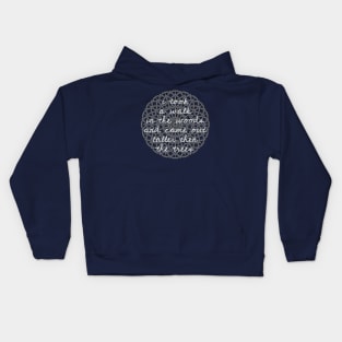 I take a walk into the woods - Thoreau Kids Hoodie